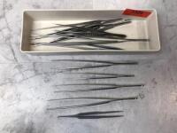 LOT OF DEBAKEY TISSUE FORCEPS