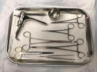 LABOR AND DELIVERY INSTRUMENT TRAY