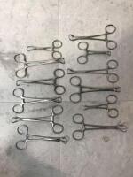 LOT OF TOWEL CLAMPS