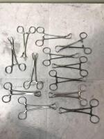 LOT OF TOWEL CLAMPS