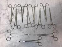 LOT OF HEMOSTATIC FORCEPS