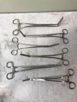 LOT OF ANASTOMOSIS CLAMPS