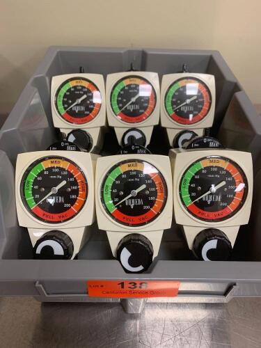 OHMEDA LOT OF 6 VACUUM REGULATORS