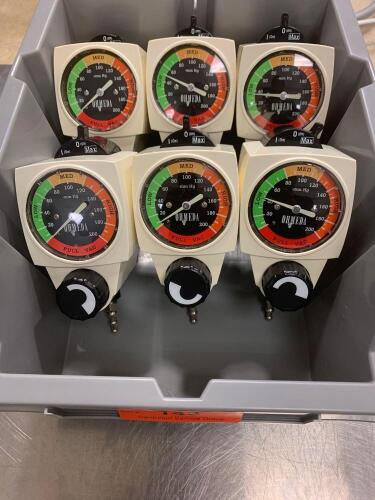 OHMEDA LOT OF 6 VACUUM REGULATORS