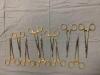 LOT OF 10 SMALL TC INSERST NEEDLE HOLDERS