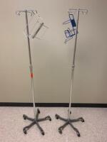 LOT OF 2 IV POLES