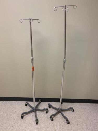 LOT OF 2 IV POLES