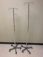 LOT OF 2 IV POLES