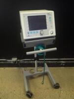 RESPIRONICS, INC. BIPAP VISION VENTILATOR ON ROLLING STAND