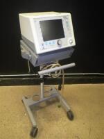 RESPIRONICS, INC. BIPAP VISION VENTILATOR ON ROLLING STAND