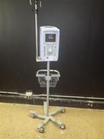 VIASYS INFANT FLOW SIPAP VENTILATOR ON ROLLING STAND