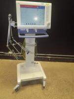 DRAGER EVITA XL VENTILATOR WITH NEOFLOW ON ROLLING STAND