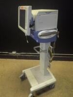 DRAGER EVITA XL VENTILATOR WITH NEOFLOW ON ROLLING STAND (DAMAGE)