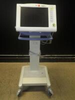 DRAGER EVITA XL VENTILATOR ON ROLLING STAND (DAMAGE)