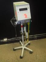 DRAGER BABYLOG 8000 PLUS VENTILATOR ON ROLLING STAND