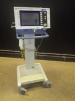 DRAGER EVITA 4 VENTILATOR WITH NEOFLOW ON ROLLING STAND