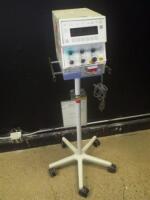 DRAGER BABYLOG 8000 VENTILATOR ON ROLLING STAND