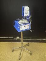 CODMAN CMC II MALIS BIPOLAR COAGULATOR & BIPOLAT CUTTER ON ROLLING STAND