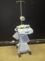 ARTHROCARE ENT COBLATOR II ESU SYSTEM WITH FOOTSWITCH ON CART