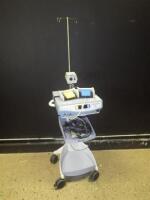 ARTHROCARE ENT COBLATOR II ESU SYSTEM WITH FOOTSWITCH ON CART