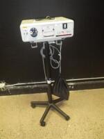 LUXTEC SERIES 9000 LIGHT SOURCE WITH HEADSET ON ROLLING STAND