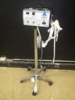 APPLIED FIBEROPTICS MICROSYSTEM LIGHT SOURCE WITH HEADSET ON ROLLING STAND