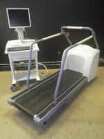 GE CASE STRESS TEST WORKSTATION WITH T2100 TREADMILL