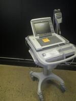 GE MAC 5500 ECG/EKG MACHINE WITH LEADS ON CART