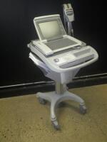 GE MAC 5500 ECG/EKG MACHINE WITH LEADS ON CART