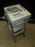 BURDICK ECLIPSE LE ECG/EKG MACHINE WITH LEADS ON CART