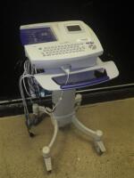 WELCH ALLYN CP 100 ECG/EKG MACHINE WITH LEADS ON CART