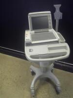 GE MARQUETTE MAC 5000 ECG/EKG MACHINE ON CART (DAMAGE)