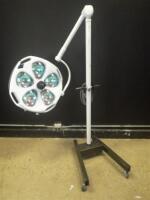 SKYTRON STELLAR SINGLE MOUNT OR LIGHT ON ROLLING STAND (DAMAGE)