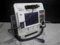 MEDTRONIC/PHYSIO-CONTROL LIFEPAK 12 BIPHASIC DEFIB WITH PACING, 3 LEAD ECG, SPO2, NIBP, ANALYZE, PADDLES, BATTERY