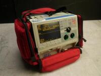 ZOLL M-SERIES BIPHASIC DEFIB WITH PACING, 12 LEAD ECG, ANALYZE, CO2, SPO2, NIBP & ECG CABLES, BATTERY