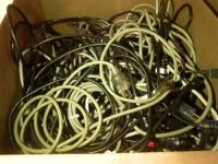 LOT OF DEFIB POWER CABLES