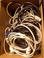 LOT OF DEFIB POWER CABLES