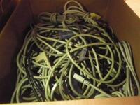 LOT OF DEFIB POWER CABLES