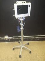 DATASCOPE PASSPORT 2 PATIENT MONITOR ON ROLLING STAND