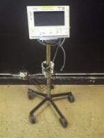 DATASCOPE PASSPORT PATIENT MONITOR ON ROLLING STAND