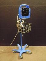 GE DINAMAP PROCARE PATIENT MONITOR ON ROLLING STAND