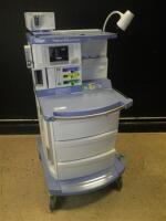 DRAGER FABIUS GS PREMIUM ANESTHESIA MACHINE WITH (VOLUME CONTROL, PRESSURE CONTROL, PRESSURE SUPPORT, MAN SPONT)