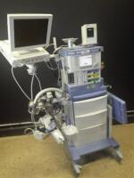 DRAGER FABIUS TIRO ANESTHESIA MACHINE WITH (VOLUME CONTROL, PRESSURE CONTROL, PRESSURE SUPPORT, SIMV/PV)