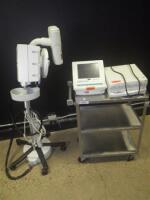 MEDRAD SPECTRIS MR INJECTOR SYSTEM ON ROLLLING STAND