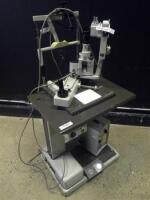 NIKON FS-2 SLIT LAMP ON POWER TABLE