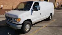 FORD ECONOLINE E150 VAN (2002) 130K MILES VIN: 1FTRE14272HB72668. STARTS AND RUNS.