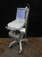 MORTARA ELI 350 ECG/EKG WITH AQUSITION MODULE AND CART