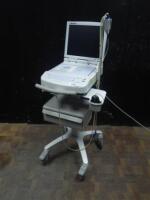 MORTARA ELI 350 ECG/EKG WITH AQUSITION MODULE AND CART