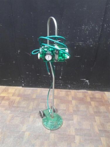 BIRD MARK 7 RESPIRATOR ON ROLLING STAND