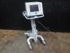 RESPIRONICS BIPAP VISION VITAL SIGN MONITOR ON ROLLING STAND